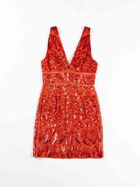Roberto Cavalli Embroidered Sequin Dress